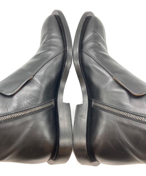 JIL SANDER（ジルサンダー）JIL SANDER (ジルサンダー) フロントパネル ブーツ ブラック サイズ:36の古着・服飾アイテム