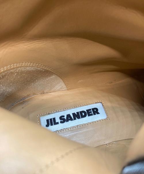 JIL SANDER（ジルサンダー）JIL SANDER (ジルサンダー) フロントパネル ブーツ ブラック サイズ:36の古着・服飾アイテム