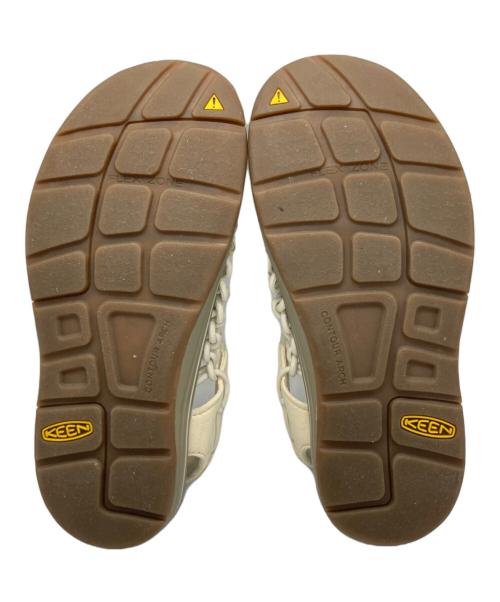 KEEN（キーン）KEEN (キーン) “UNEEK” サンダル ユニーク 編み込み スポーツサンダル ホワイト サイズ:24.5ｃｍの古着・服飾アイテム