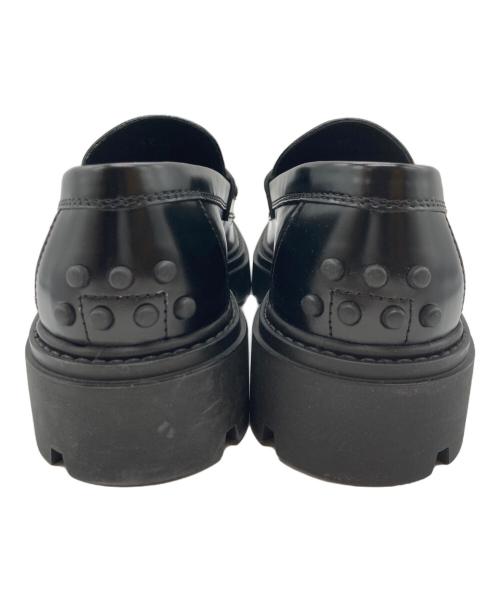 TOD'S（トッズ）TOD'S (トッズ) レザーローファー ブラック サイズ:37の古着・服飾アイテム