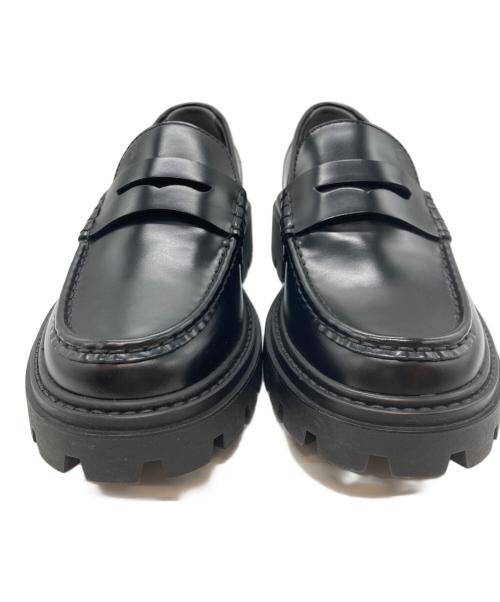 TOD'S（トッズ）TOD'S (トッズ) レザーローファー ブラック サイズ:37の古着・服飾アイテム