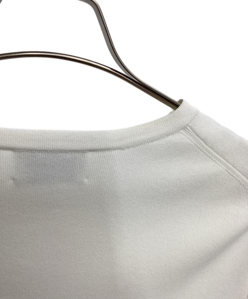 UNITED ARROWS（ユナイテッドアローズ）UNITED ARROWS (ユナイテッドアローズ) スカラップレースコンビネーションニット ホワイト サイズ:FREEの古着・服飾アイテム