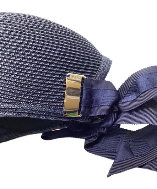 Athena NEW YORK（アシーナニューヨーク）Athena NEW YORK (アシーナニューヨーク) JANET キャップ ネイビーの古着・服飾アイテム