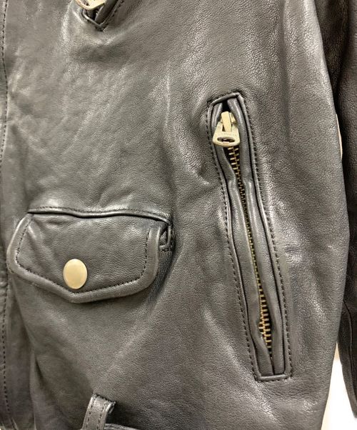 beautiful people（ビューティフルピープル）beautiful people (ビューティフルピープル) beautiful people　レザーライダースジャケット ブラック サイズ:130の古着・服飾アイテム