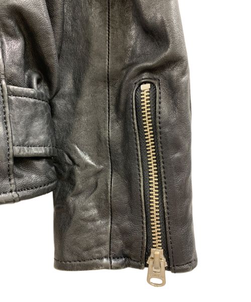 beautiful people（ビューティフルピープル）beautiful people (ビューティフルピープル) beautiful people　レザーライダースジャケット ブラック サイズ:130の古着・服飾アイテム