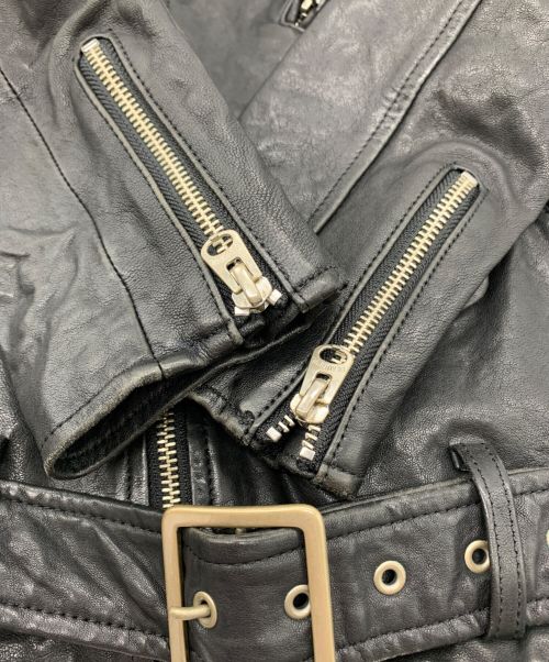 beautiful people（ビューティフルピープル）beautiful people (ビューティフルピープル) beautiful people　レザーライダースジャケット ブラック サイズ:130の古着・服飾アイテム