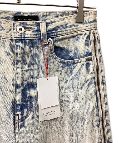 MAISON SPECIAL（メゾンスペシャル）MAISON SPECIAL (メゾンスペシャル) Side Long Zip Denim インディゴ サイズ:38の古着・服飾アイテム