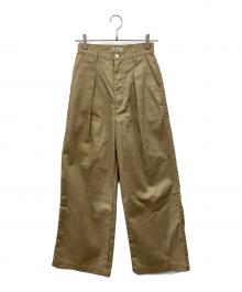 URBAN RESEARCH×SHIOTA（アーバンリサーチ×シオタ）の古着「WIDE CINOH PANTS」｜ベージュ