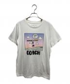 COACH×PEANUTSコーチ×ピーナッツ）の古着「プリントTシャツ」｜オフホワイト