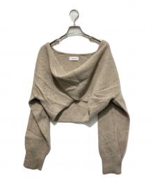 MIESROHE（ミースロエ）の古着「exclusiveツイストデザインニット」｜ベージュ