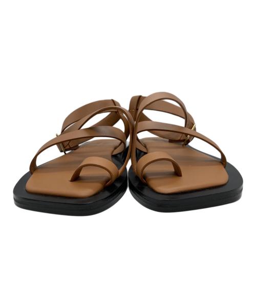 A・EMERY MATTEAU（ストラップサンダル）A・EMERY MATTEAU (ストラップサンダル) Spargi サンダル ブラウン サイズ:36の古着・服飾アイテム