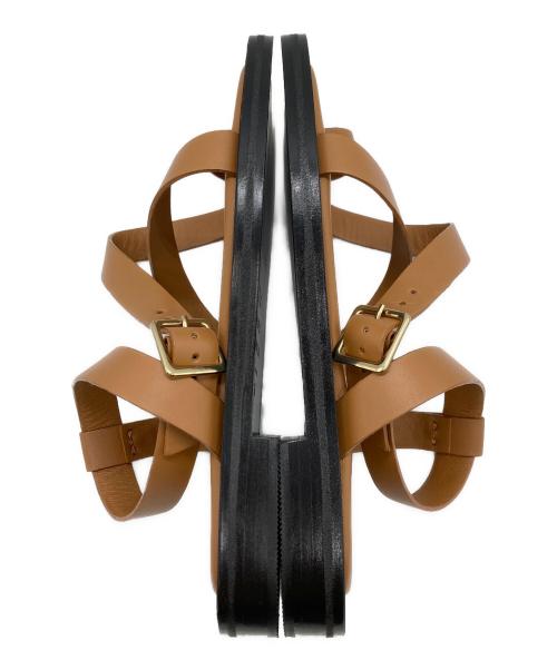 A・EMERY MATTEAU（ストラップサンダル）A・EMERY MATTEAU (ストラップサンダル) Spargi サンダル ブラウン サイズ:36の古着・服飾アイテム