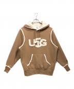 UGG×TELFARアグ×テルファー）の古着「Logo Hoodie」｜ベージュ