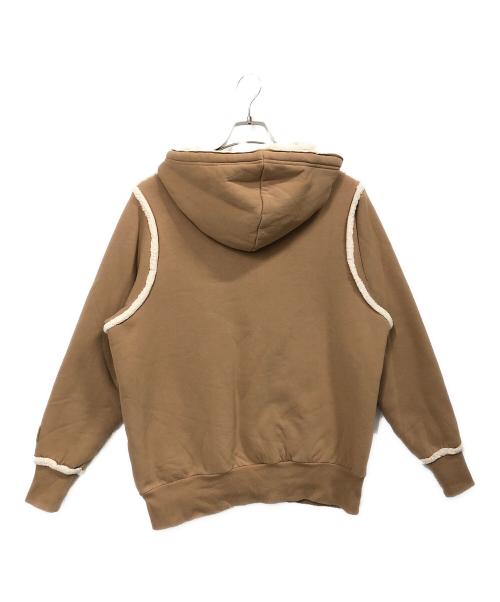 UGG（アグ）UGG (アグ) TELFAR (テルファー) Logo Hoodie ベージュ サイズ:Sの古着・服飾アイテム