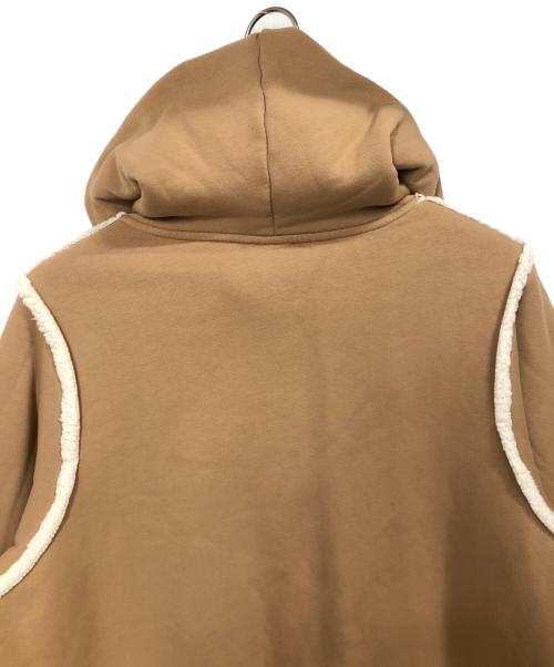 UGG（アグ）UGG (アグ) TELFAR (テルファー) Logo Hoodie ベージュ サイズ:Sの古着・服飾アイテム