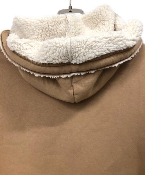 UGG（アグ）UGG (アグ) TELFAR (テルファー) Logo Hoodie ベージュ サイズ:Sの古着・服飾アイテム