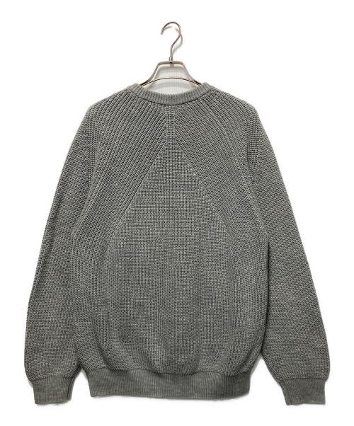 BATONER（バトナ―）BATONER (バトナ―) SIGNATURE CREW NECK グレー サイズ:3の古着・服飾アイテム