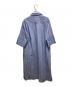 MARGARET HOWELL (マーガレットハウエル) WIDE PJ STRIPE COTTON ストライプ シャツワンピース ブルー サイズ:2：7000円