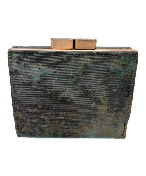 Jean Paul GAULTIER（ジャンポールゴルチェ）Jean Paul GAULTIER (ジャンポールゴルチェ) 3つ折り財布 タマムシ色の古着・服飾アイテム