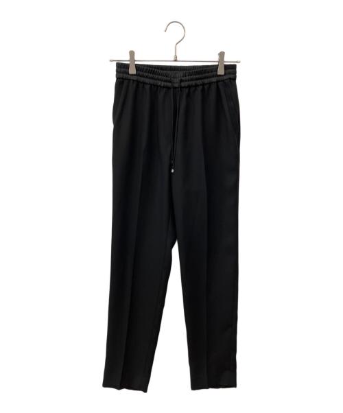 icB（アイシービー）icB (アイシービー) FluidBackSatin ドロストパンツ ブラック サイズ:00(3)の古着・服飾アイテム