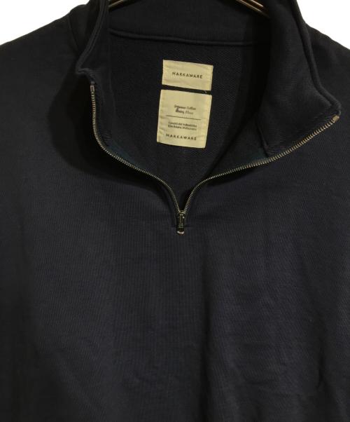 MARKAWARE（マーカウェア）MARKAWARE (マーカウェア) クォータージップ プルオーバー ネイビー サイズ:2の古着・服飾アイテム