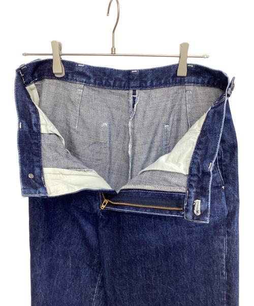 MARKAWARE（マーカウェア）MARKAWARE (マーカウェア) JAPAN DENIM (ジャパンデニム) DENIM FLAT FRONT TROUSERS 14.5oz インディゴ サイズ:3の古着・服飾アイテム