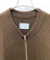 stein (シュタイン) Oversized Drivers Knit Zip Vest ブラウン サイズ:M：15000円