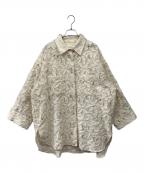 HERITANOVUMヘリテノーム）の古着「カットジャガードCPO」｜ホワイト