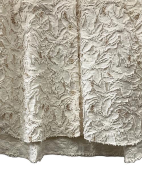 HERITANOVUM（ヘリテノーム）HERITANOVUM (ヘリテノーム) カットジャガードCPO ホワイト サイズ:Freeの古着・服飾アイテム