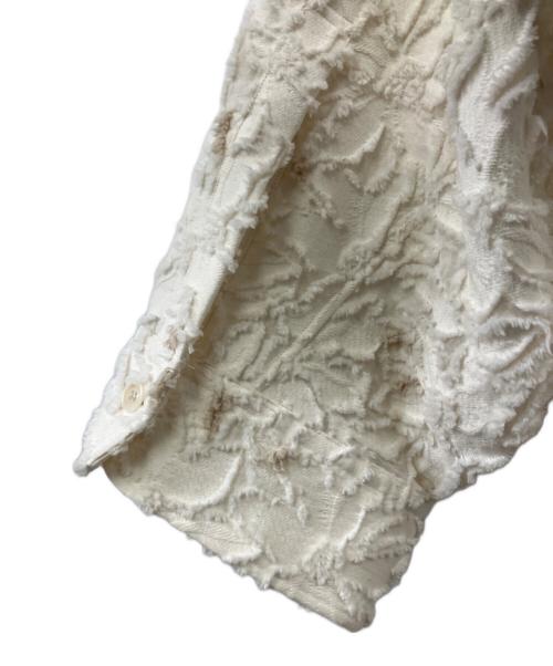 HERITANOVUM（ヘリテノーム）HERITANOVUM (ヘリテノーム) カットジャガードCPO ホワイト サイズ:Freeの古着・服飾アイテム