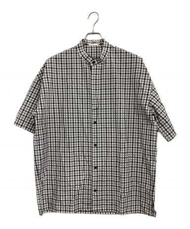 トップス THE RERACS PLACKET SHORT SLEEVE SHIRTS 中古・古着通販】THE RERACS (ザ リラクス) BAND COLLAR PLACKET SHORT