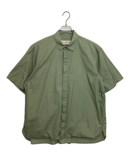 POLYPLOID（ポリプロイド）POLYPLOID (ポリプロイド) SHORT SLEEVE SHIRT TYPEC 黄緑 サイズ:3の古着・服飾アイテム