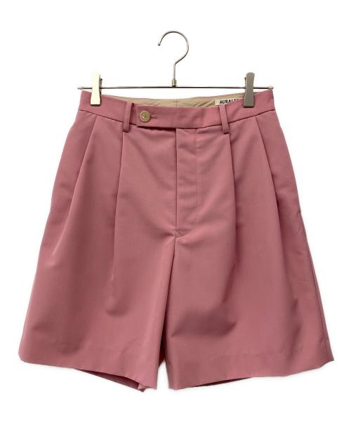 AURALEE（オーラリー）AURALEE (オーラリー) WOOL MAX CANVAS SHORTS ピンク サイズ:1の古着・服飾アイテム