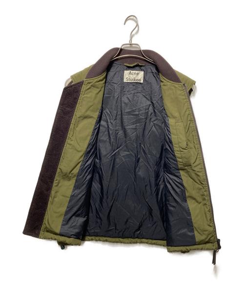Acne studios（アクネ ストゥディオス）Acne studios (アクネ ストゥディオス) キルティングダウンベスト カーキ サイズ:46の古着・服飾アイテム