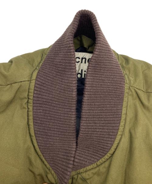 Acne studios（アクネ ストゥディオス）Acne studios (アクネ ストゥディオス) キルティングダウンベスト カーキ サイズ:46の古着・服飾アイテム