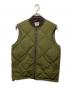 Acne studios（アクネ ストゥディオス）の古着「キルティングダウンベスト」｜カーキ
