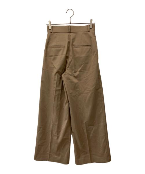 Noble（ノーブル）Noble (ノーブル) エステルツイルストレッチスラックスパンツ ベージュ サイズ:38の古着・服飾アイテム