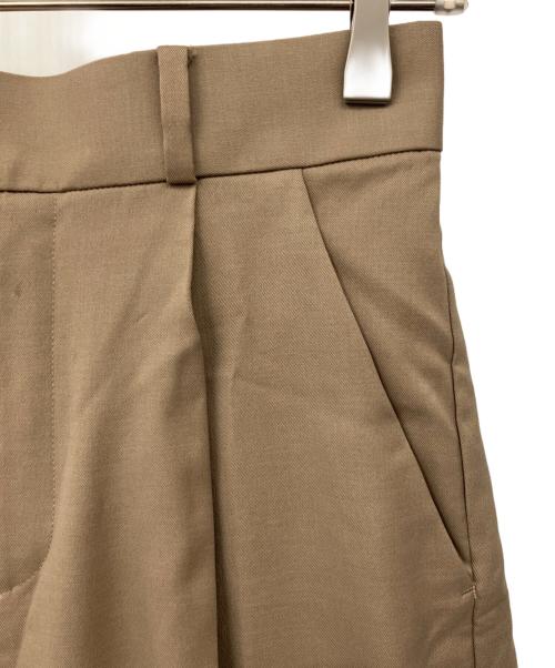 Noble（ノーブル）Noble (ノーブル) エステルツイルストレッチスラックスパンツ ベージュ サイズ:38の古着・服飾アイテム