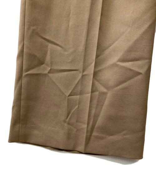 Noble（ノーブル）Noble (ノーブル) エステルツイルストレッチスラックスパンツ ベージュ サイズ:38の古着・服飾アイテム