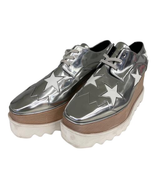 STELLA McCARTNEY（ステラマッカートニー）STELLA McCARTNEY (ステラマッカートニー) エリス プラットフォーム スター シューズ シルバー サイズ:37 1/2の古着・服飾アイテム