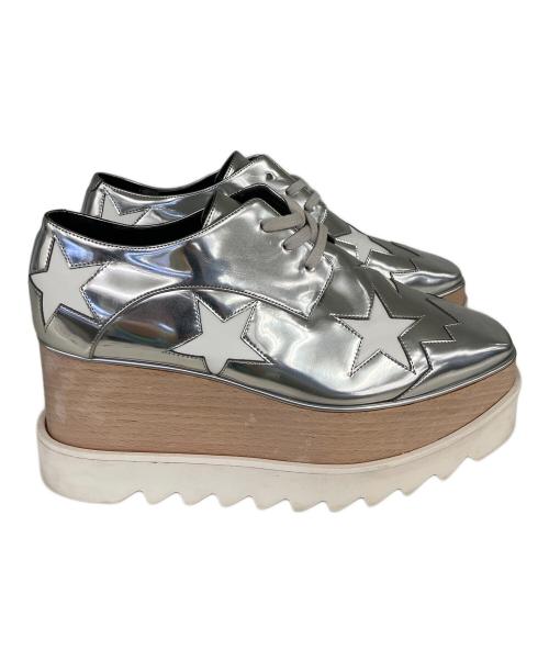 STELLA McCARTNEY（ステラマッカートニー）STELLA McCARTNEY (ステラマッカートニー) エリス プラットフォーム スター シューズ シルバー サイズ:37 1/2の古着・服飾アイテム