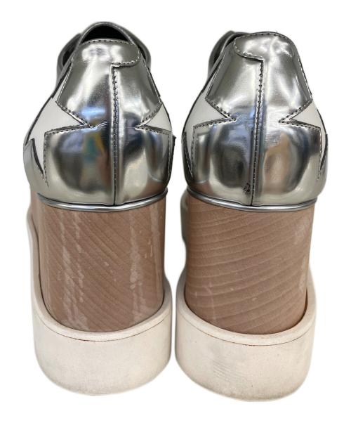 STELLA McCARTNEY（ステラマッカートニー）STELLA McCARTNEY (ステラマッカートニー) エリス プラットフォーム スター シューズ シルバー サイズ:37 1/2の古着・服飾アイテム