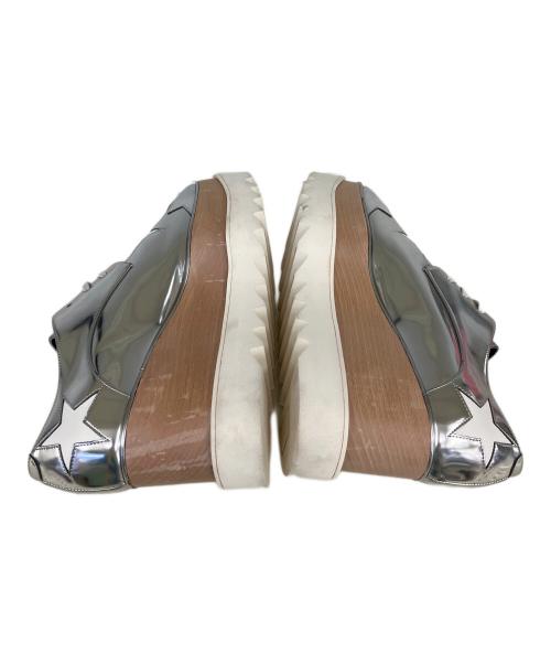 STELLA McCARTNEY（ステラマッカートニー）STELLA McCARTNEY (ステラマッカートニー) エリス プラットフォーム スター シューズ シルバー サイズ:37 1/2の古着・服飾アイテム
