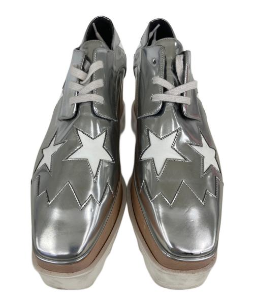 STELLA McCARTNEY（ステラマッカートニー）STELLA McCARTNEY (ステラマッカートニー) エリス プラットフォーム スター シューズ シルバー サイズ:37 1/2の古着・服飾アイテム