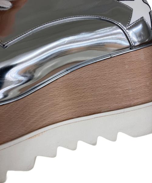STELLA McCARTNEY（ステラマッカートニー）STELLA McCARTNEY (ステラマッカートニー) エリス プラットフォーム スター シューズ シルバー サイズ:37 1/2の古着・服飾アイテム