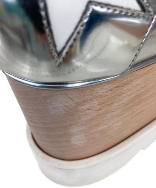 STELLA McCARTNEY（ステラマッカートニー）STELLA McCARTNEY (ステラマッカートニー) エリス プラットフォーム スター シューズ シルバー サイズ:37 1/2の古着・服飾アイテム