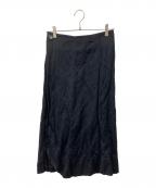 ）の古着「ボタンスカート」｜ブラック