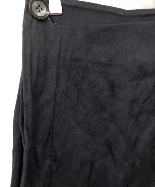 Y's（ワイズ）Y's (ワイズ) ボタンスカート ブラック サイズ:1の古着・服飾アイテム