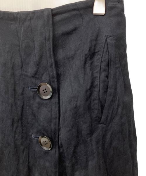 Y's（ワイズ）Y's (ワイズ) ボタンスカート ブラック サイズ:1の古着・服飾アイテム