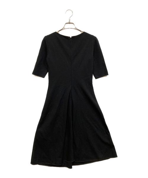 EMPORIO ARMANI（エンポリオ アルマーニ）EMPORIO ARMANI (エンポリオアルマーニ) ジャージワンピース ブラック サイズ:SIZE 36の古着・服飾アイテム